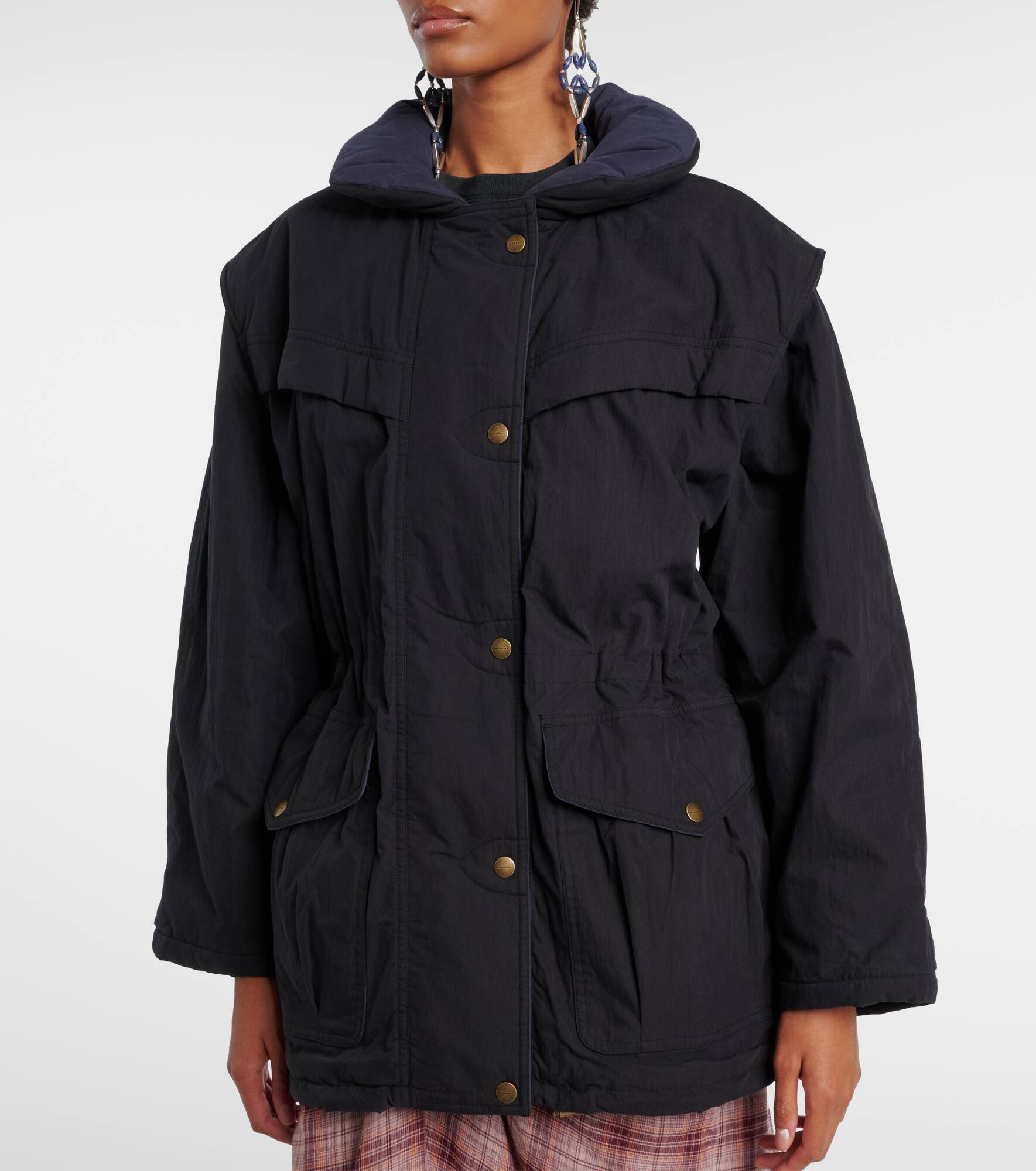 Damone hooded cotton-blend jacket - 6
