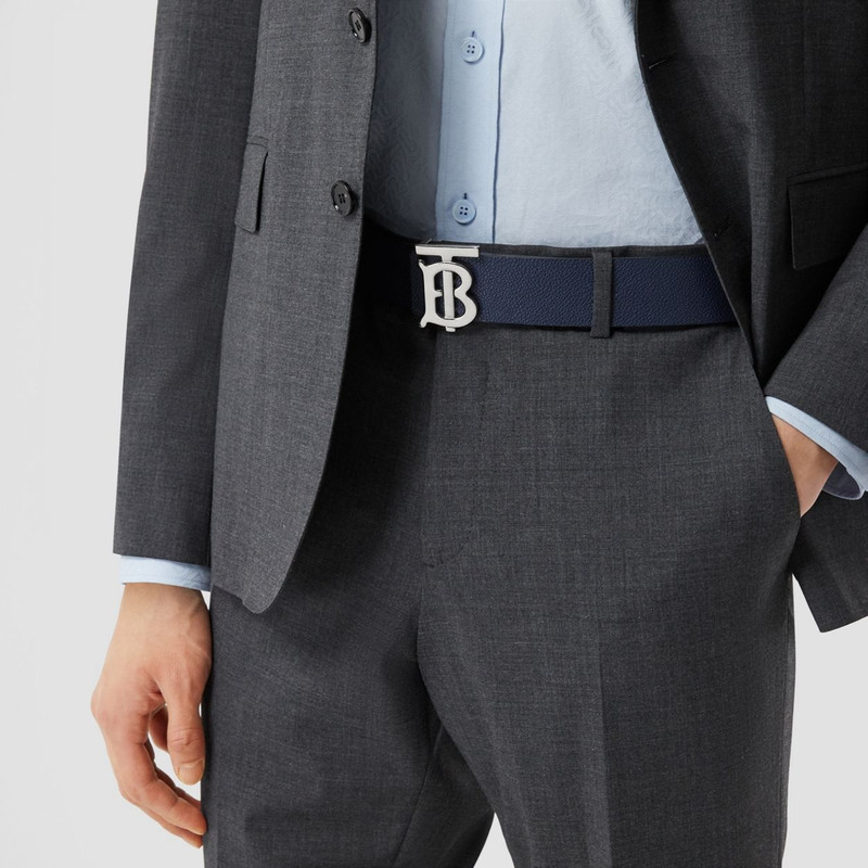 Reversible Monogram Motif Leather Belt 5