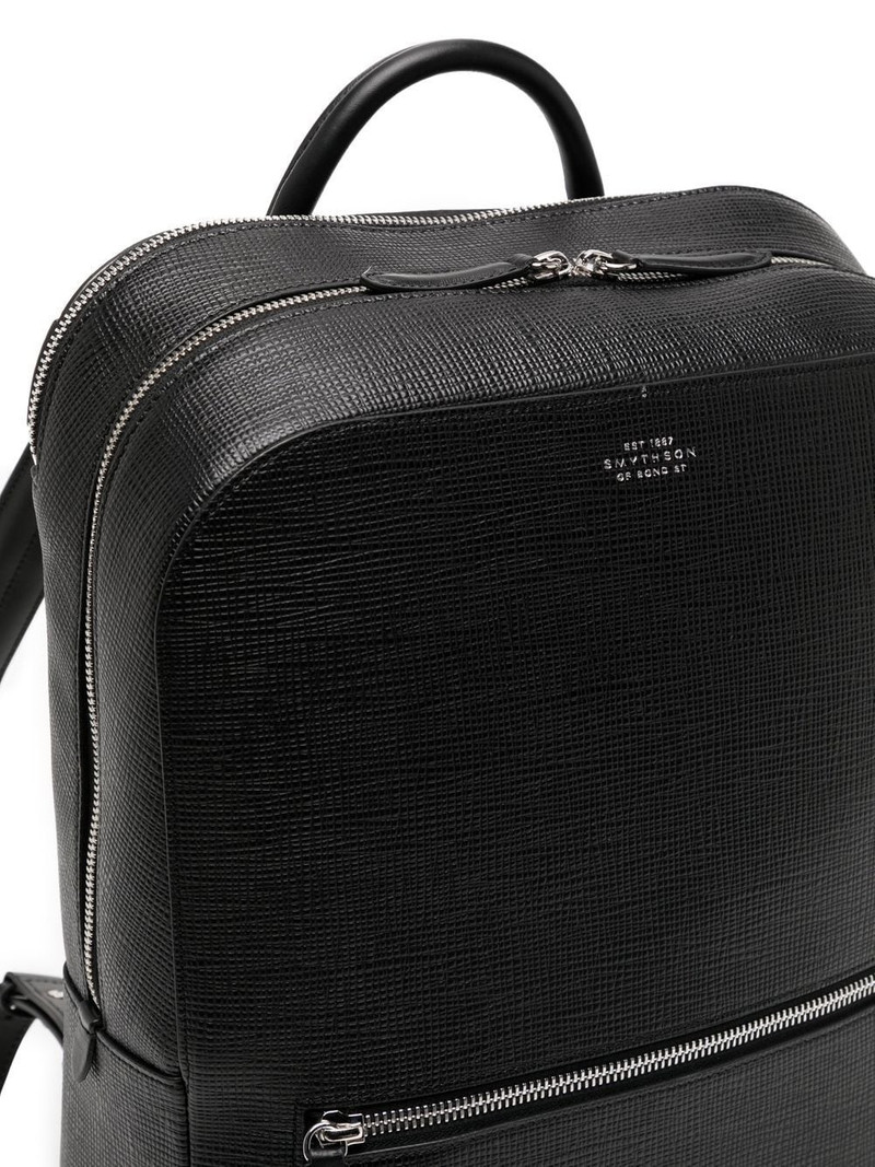 grained-calf leather backpack 4