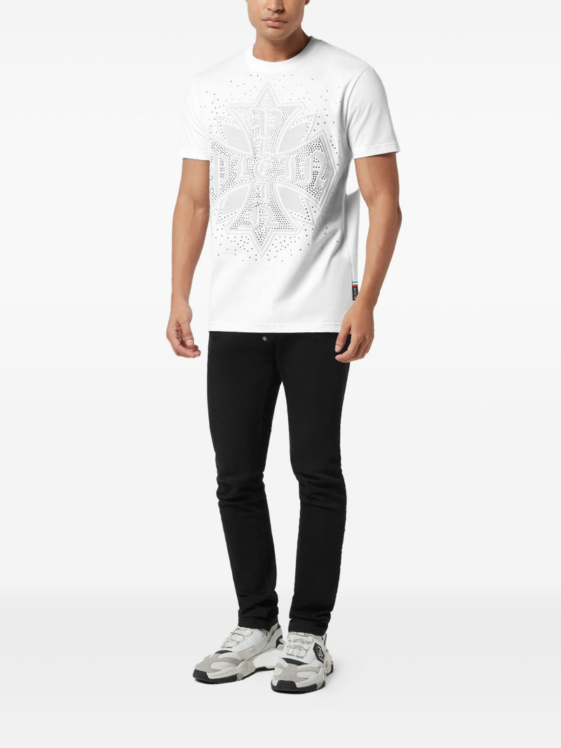 PHILIPP PLEIN stud-embellished T-shirt outlook