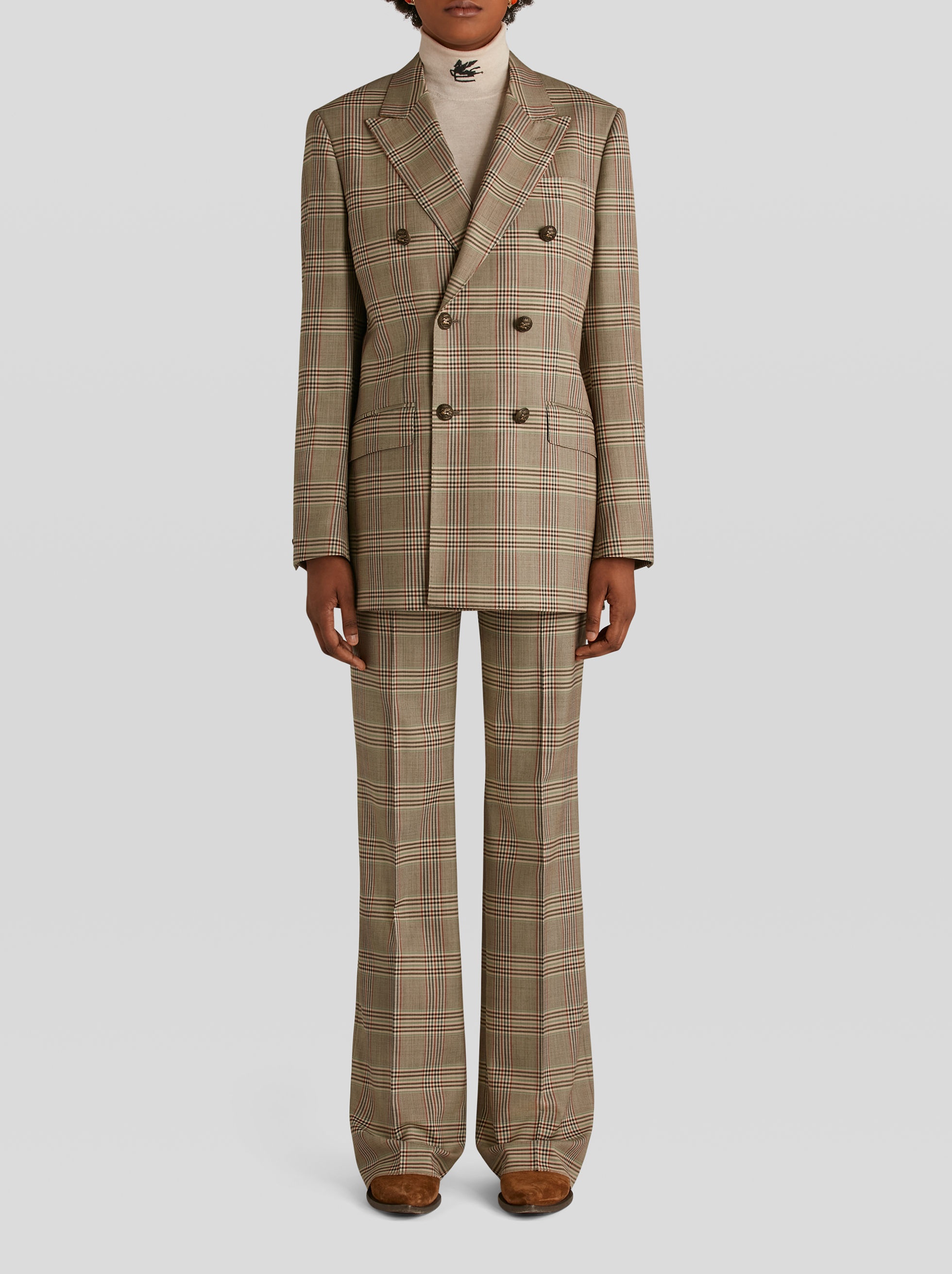 DOUBLE-BREASTED PRINCE OF WALES JACKET - 3