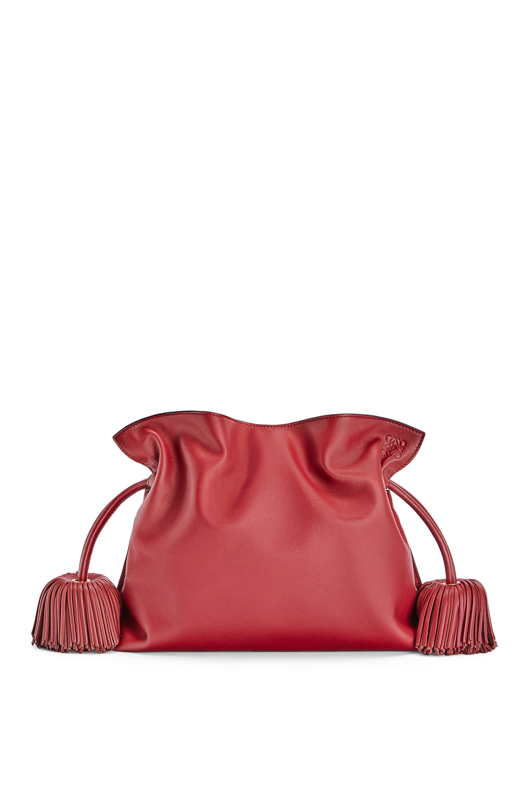 Flamenco clutch bell tassel in nappa calfskin - 1