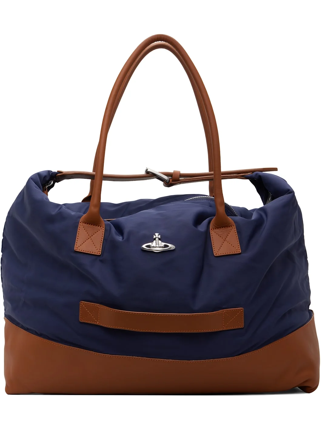 Navy & Brown Sid Weekender Duffle Bag - 1