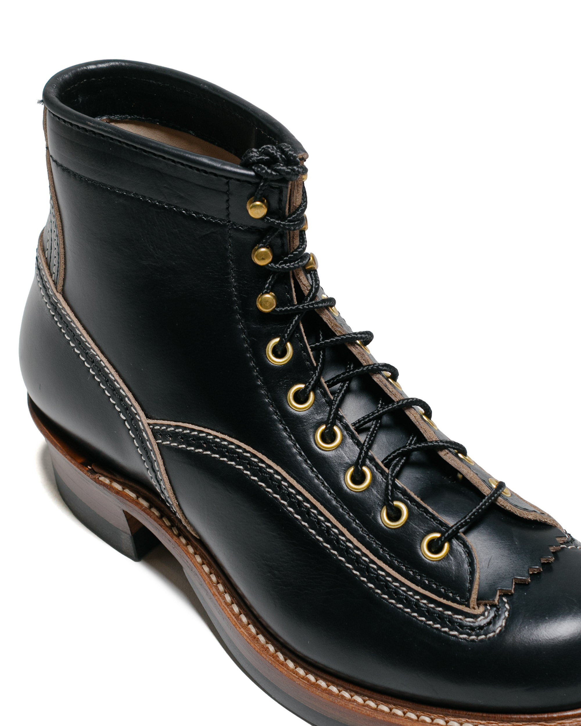 Donkey Puncher Boots Horween Leather CXL Black - 3