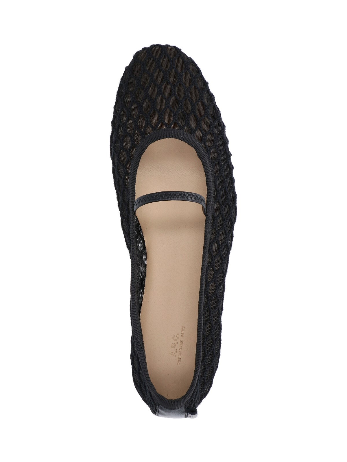 "SWAN" MESH BALLET FLATS - 5