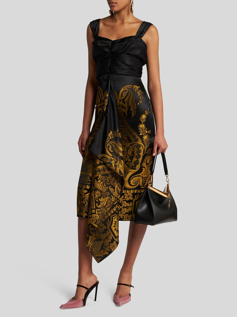 SILK JACQUARD DRESS 3