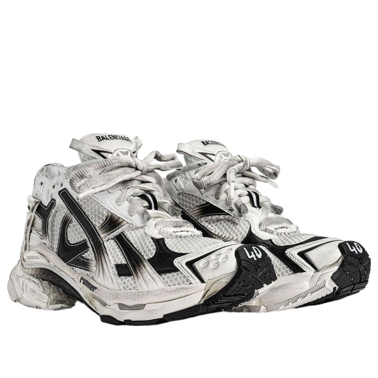 (WMNS) Balenciaga Runner Gradient 'White Black' 772767WRUNG9010 - 3