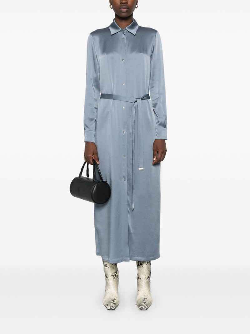 Herno satin maxi dress outlook