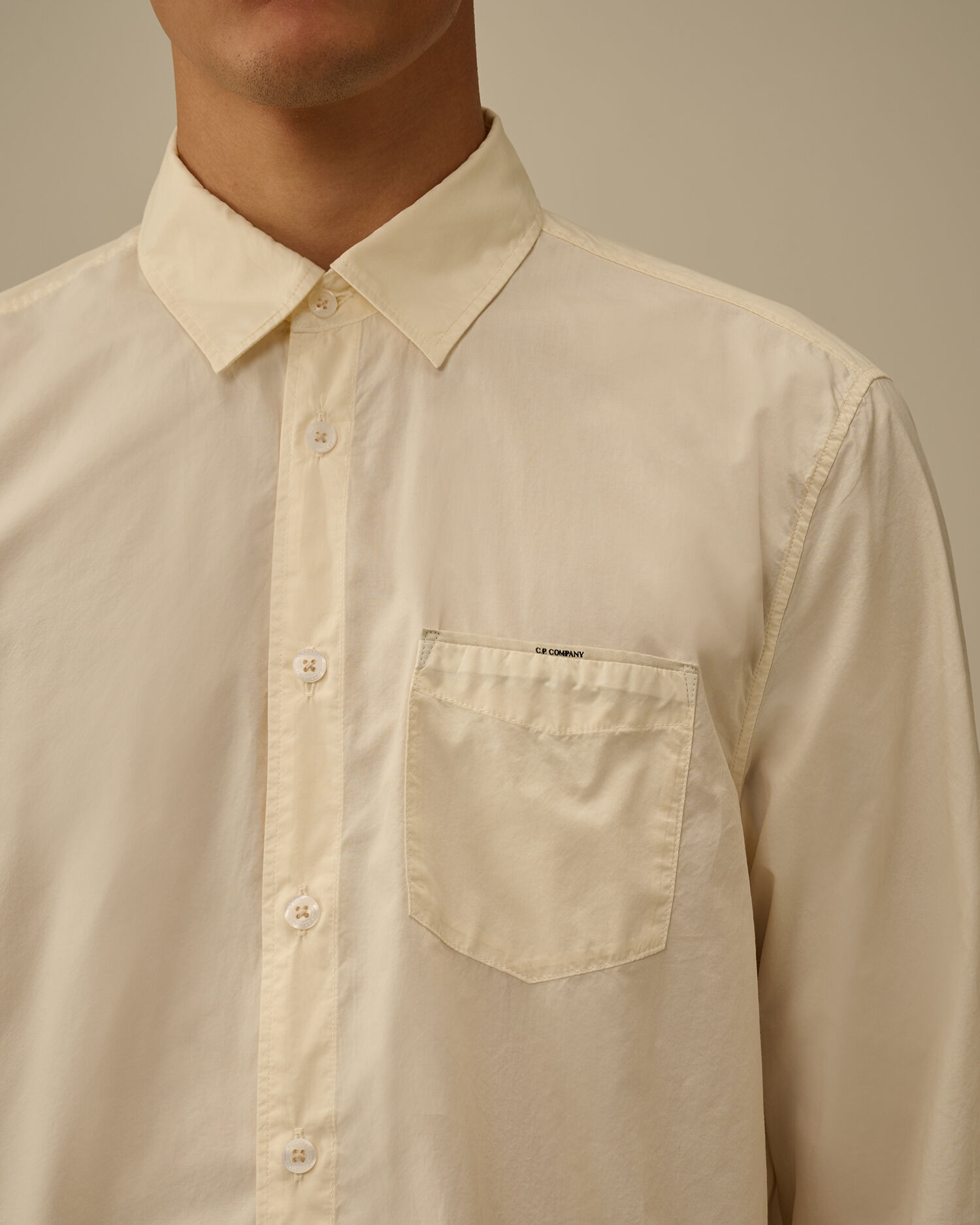 Popeline Longsleeve Button Shirt - 5