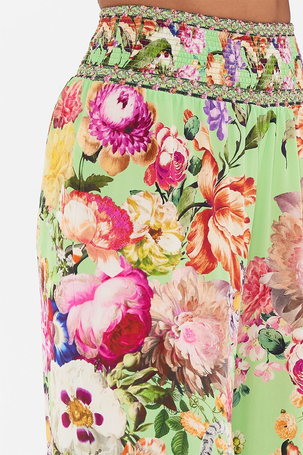 SHIRRED WAIST PANT - 7