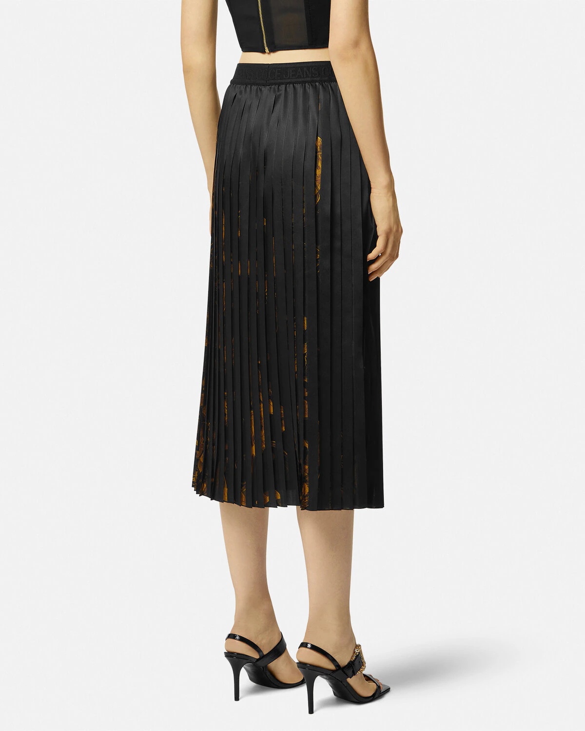 Watercolor Couture Pleated Skirt - 5