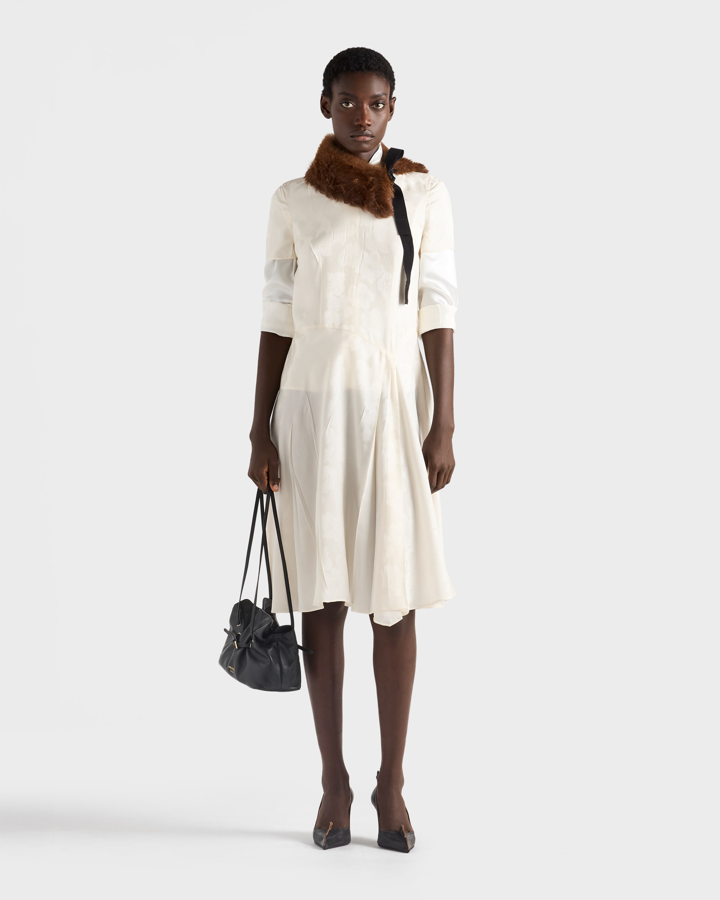 Floral jacquard dress - 2
