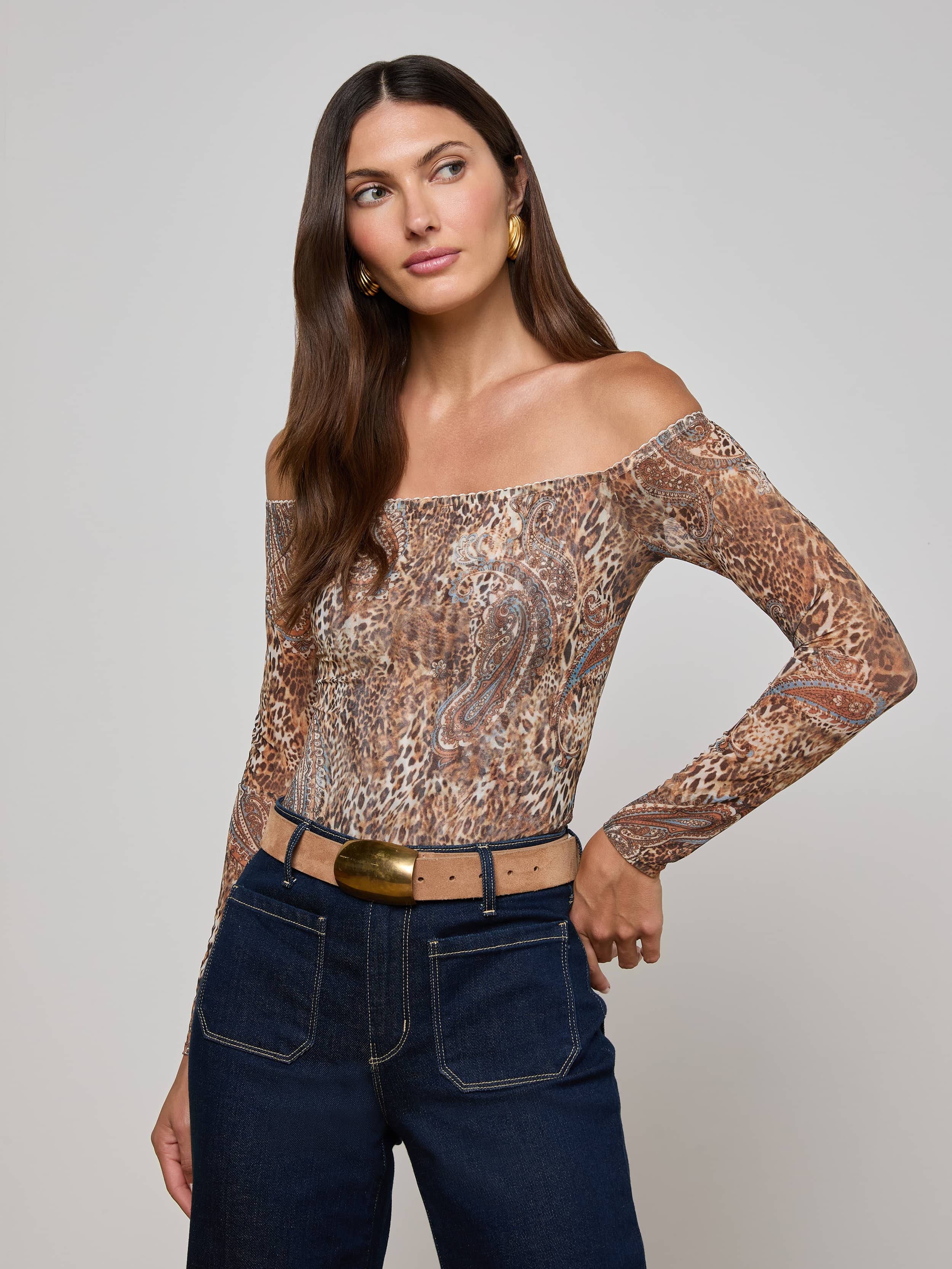 Peonie Off-The-Shoulder Bodysuit - 2