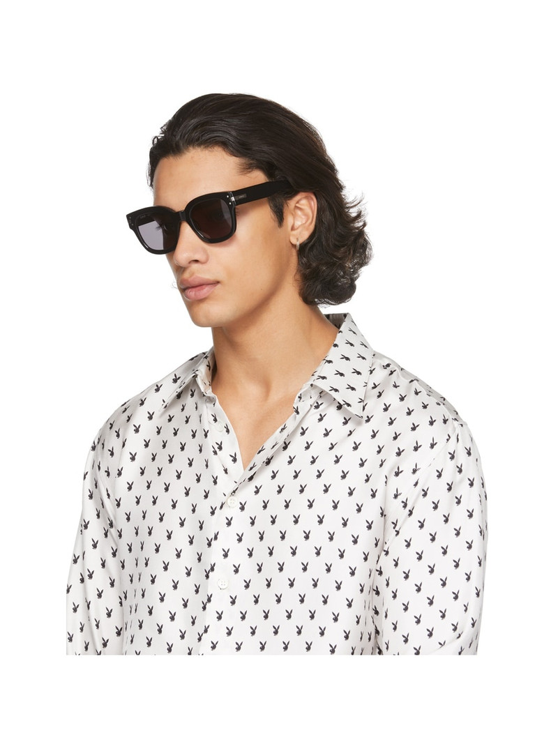 Black Classic Logo Sunglasses 4