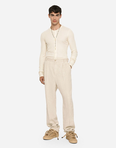 Dolce & Gabbana Tailored linen pants outlook