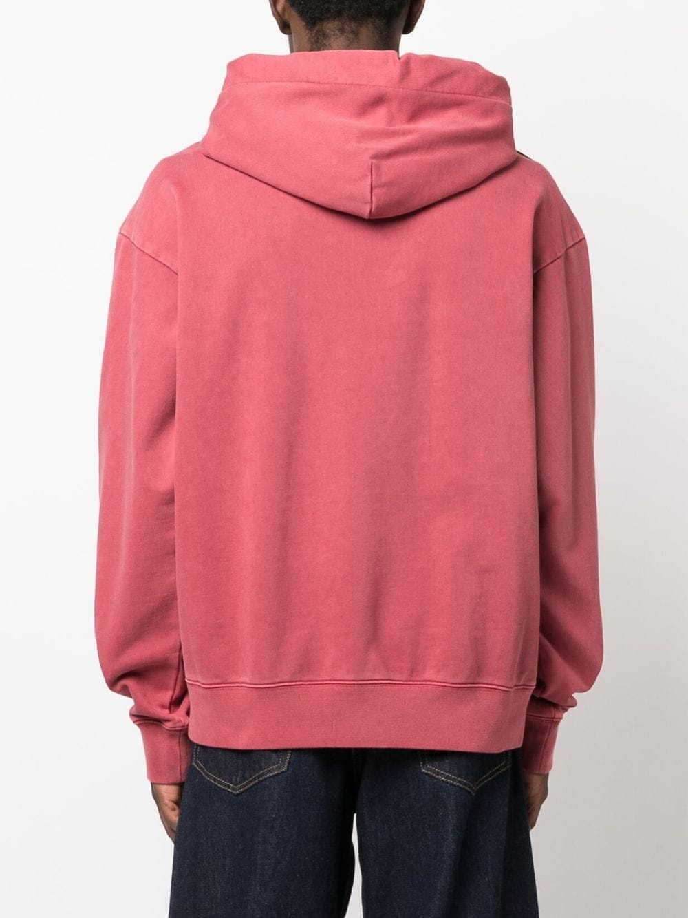 Double-collar cotton hoodie - 4