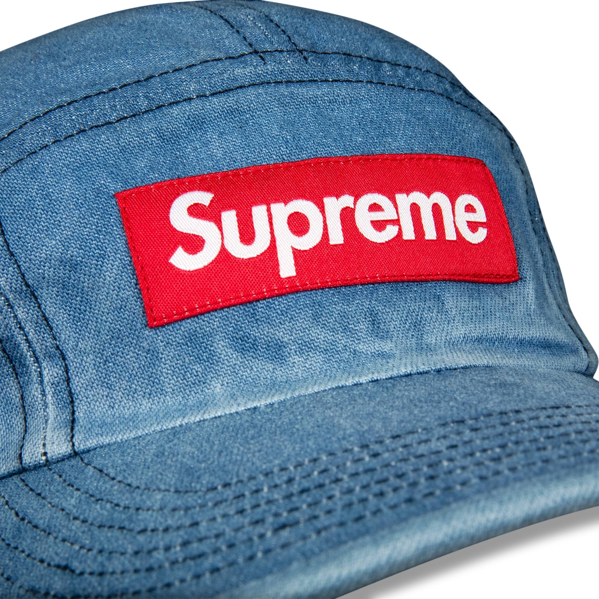 Supreme Washed Chino Twill Camp Cap 'Denim' - 3