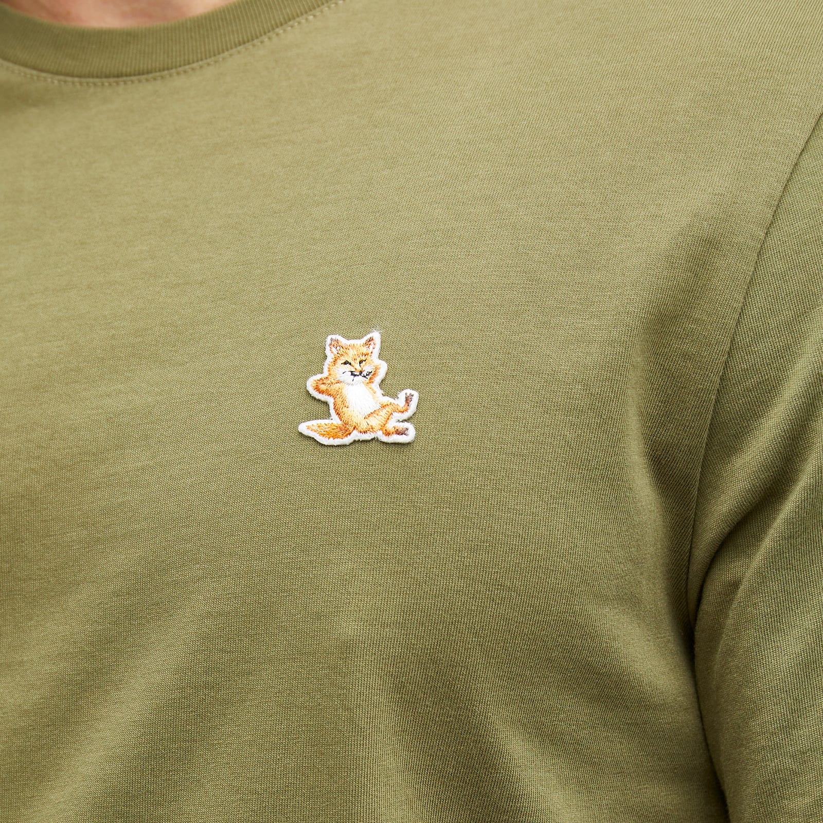 Maison Kitsuné Chillax Fox Patch Regular T-Shirt - 5