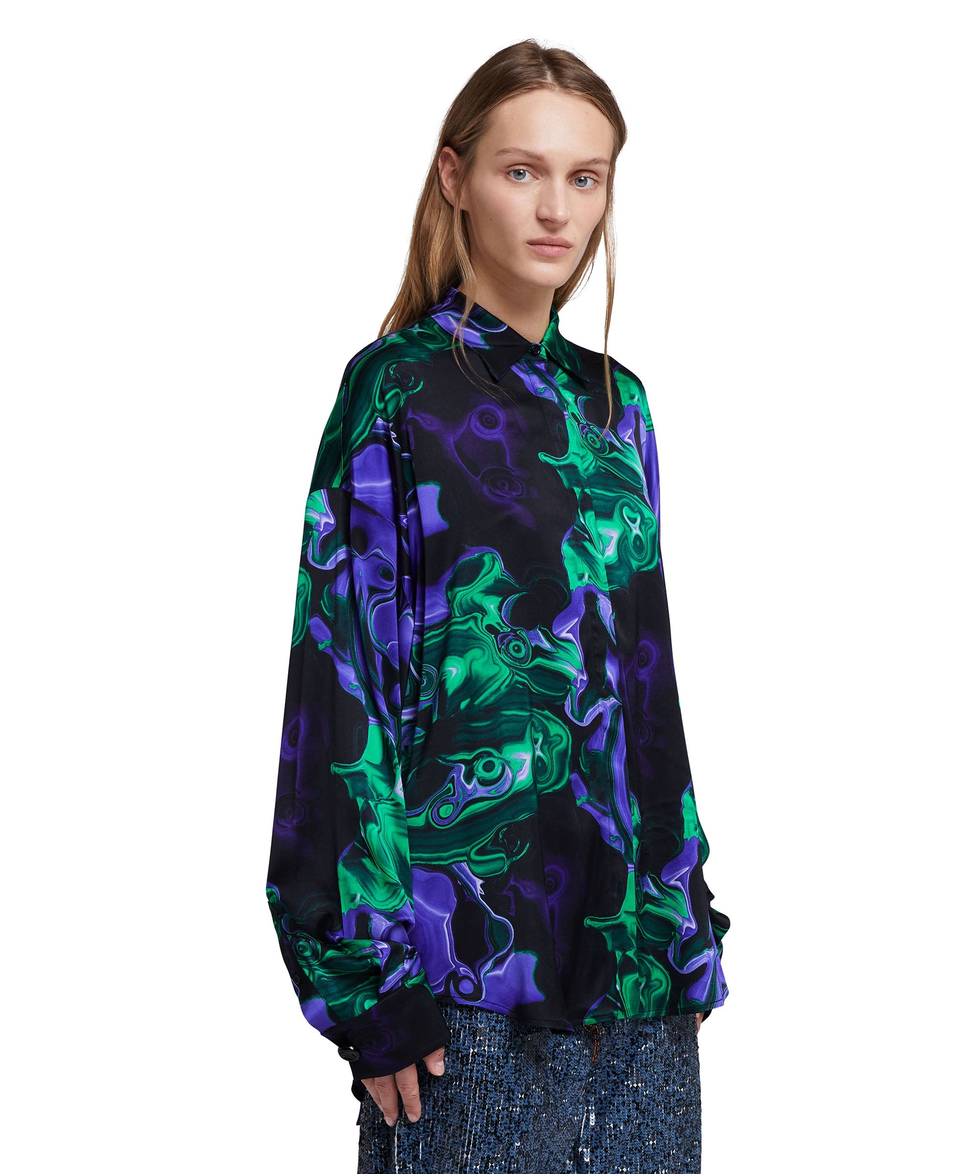 Shirt with "Magma" print - 4