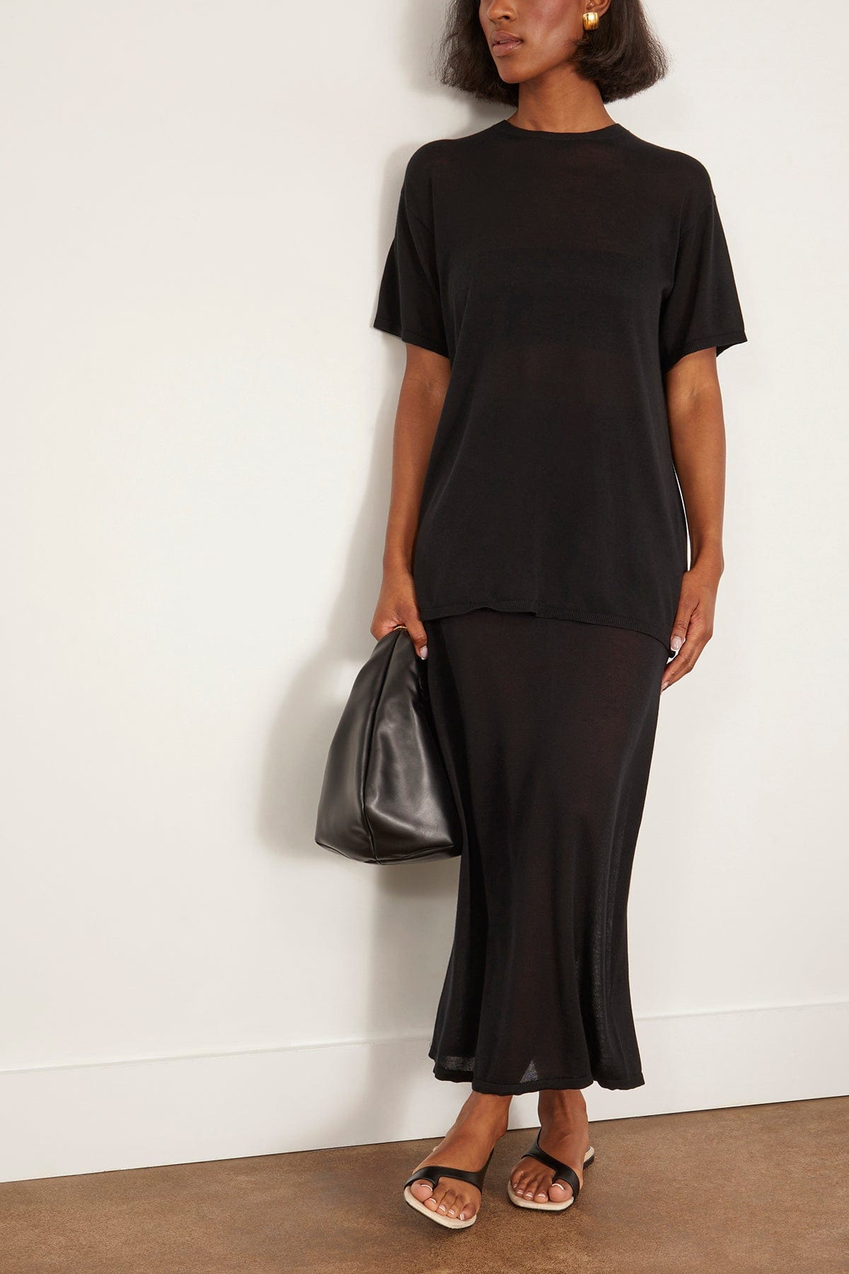 Tee Knit in Black - 2