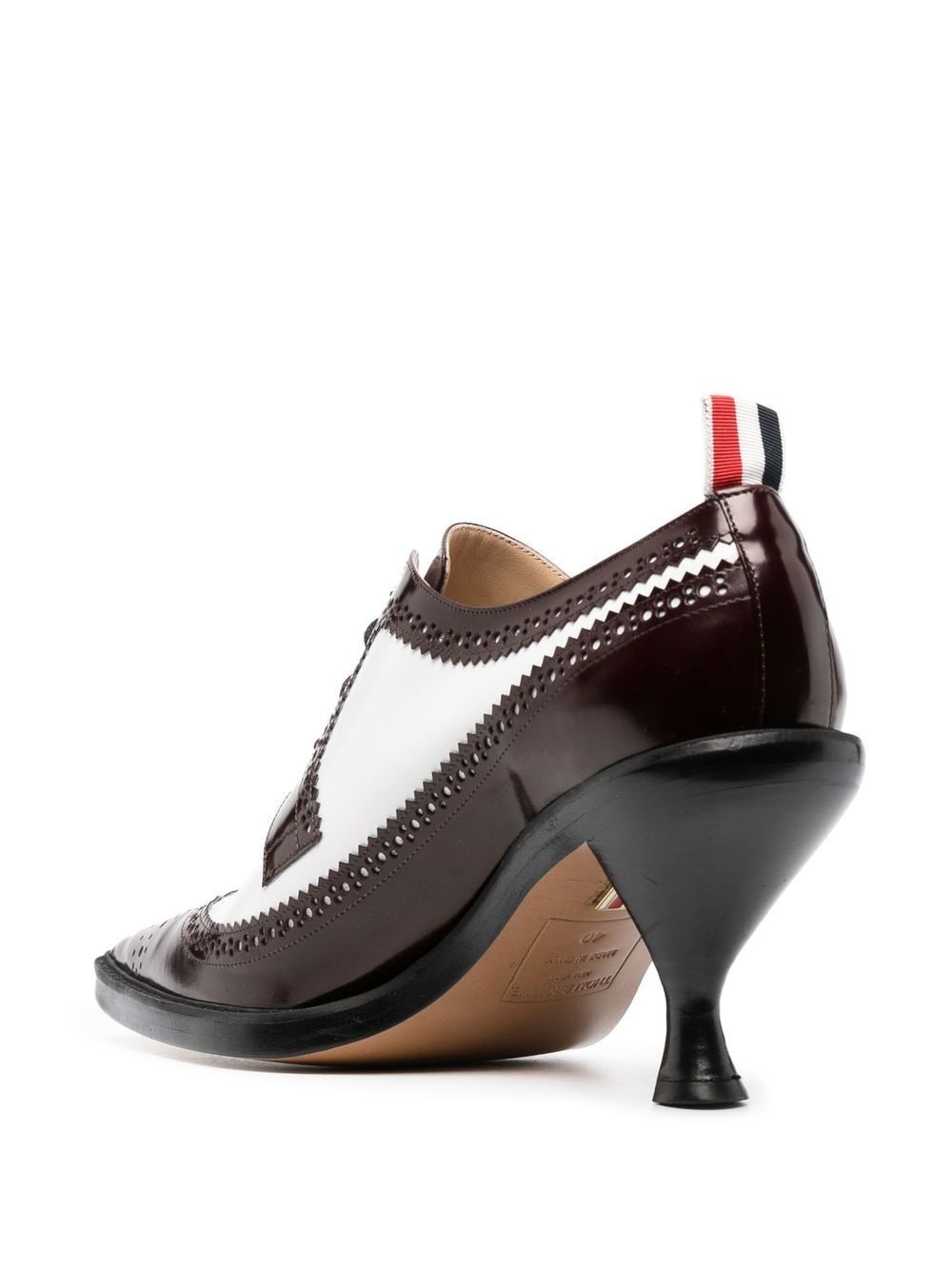 90mm sculpted heel brogues - 3