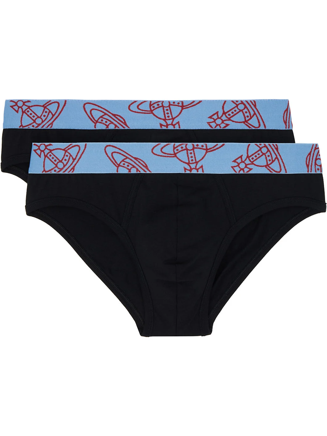 Two-Pack Black Slip Band Briefs - 1