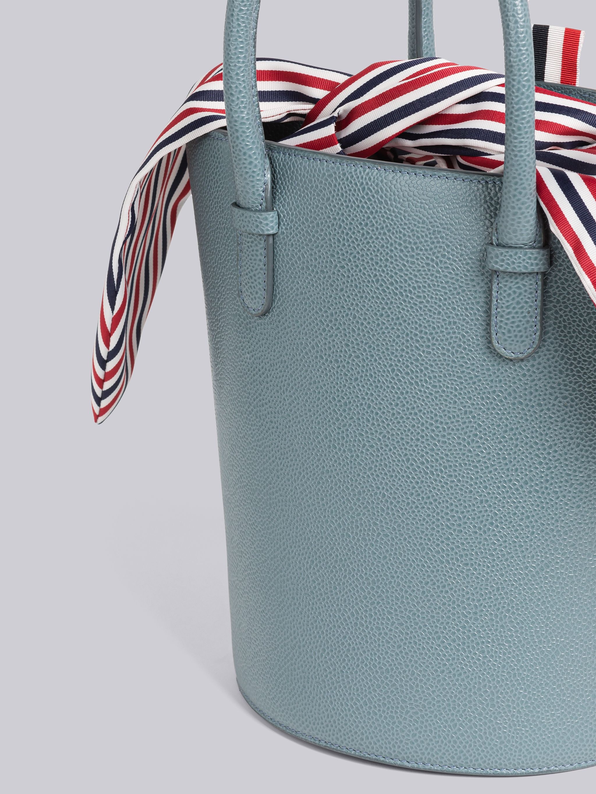 Pebble Grain Leather Bucket Bag - 2