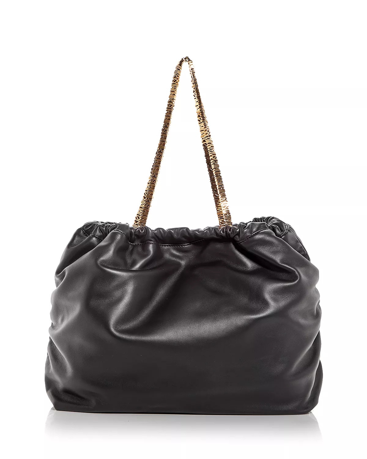 Logo Leather Tote - 4