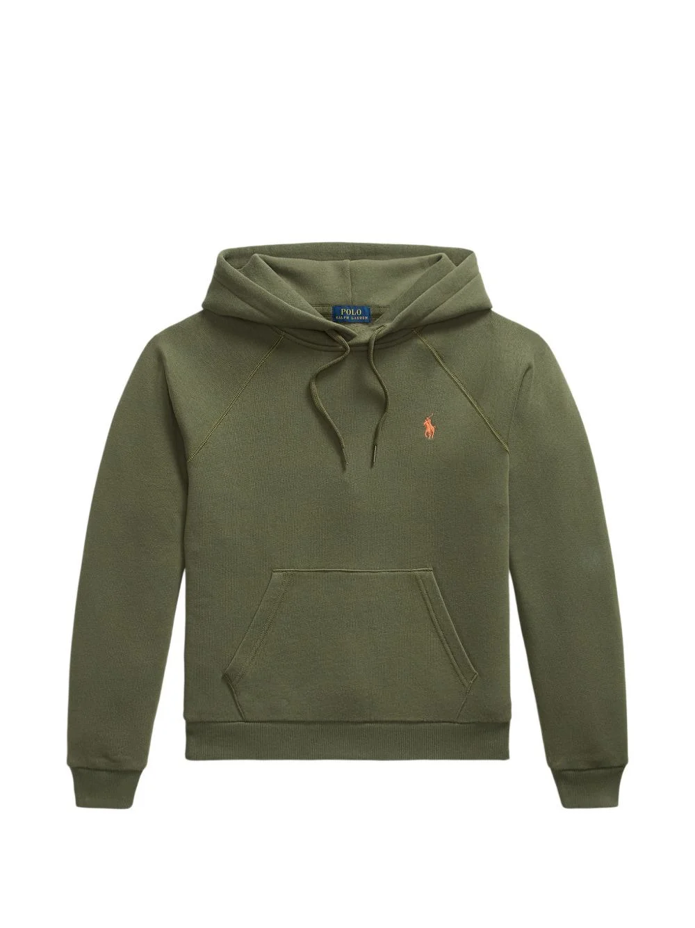 logo-embroidered hoodie - 1