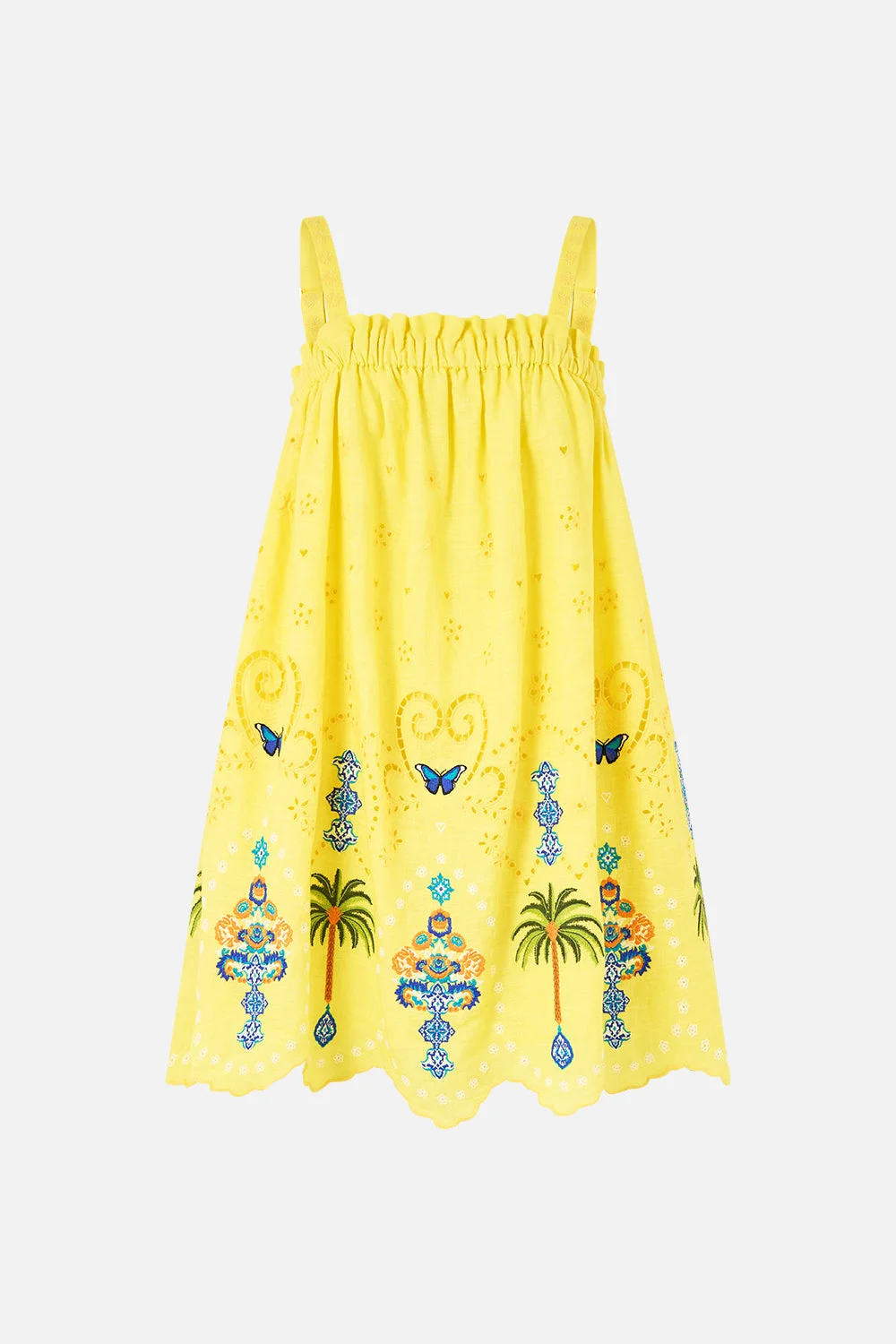 WIDE STRAP SHORT SUNDRESS - 1
