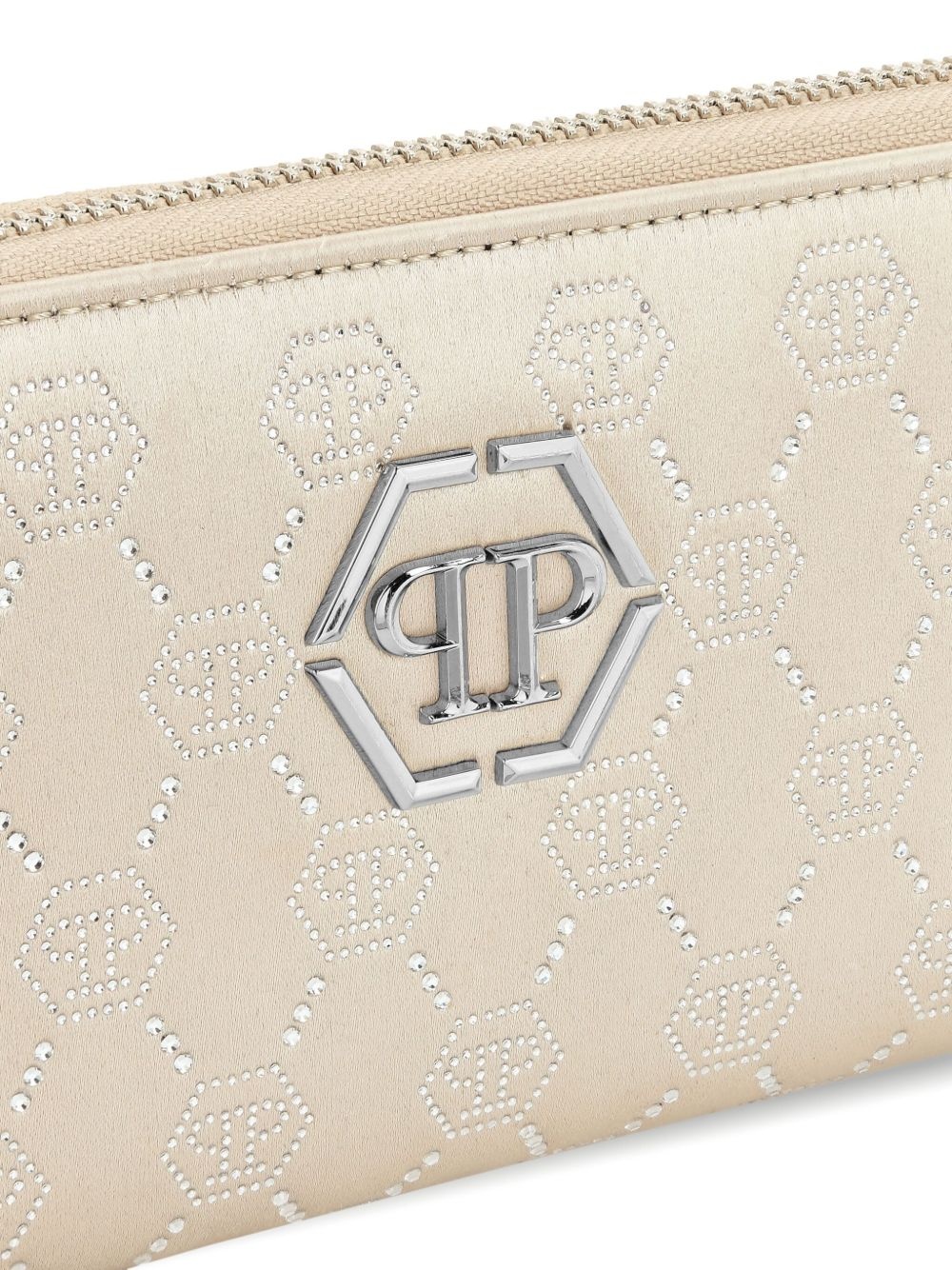 crystal-embellished wallet - 3