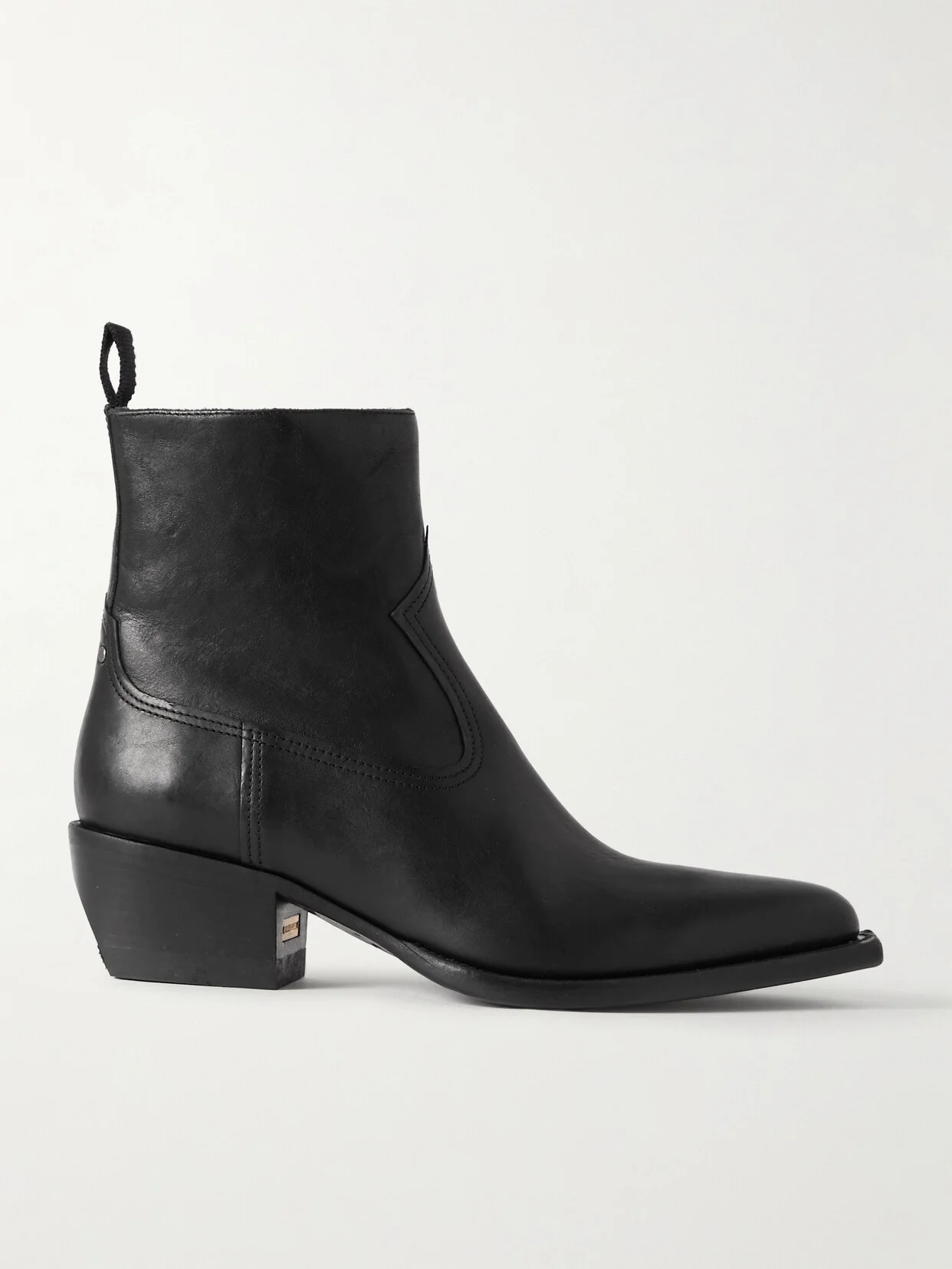 Debbie Leather Ankle Boots - 1