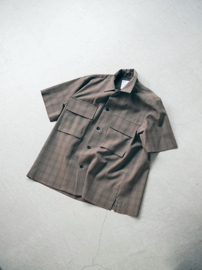 Wool Silk Suiting Shirt 1