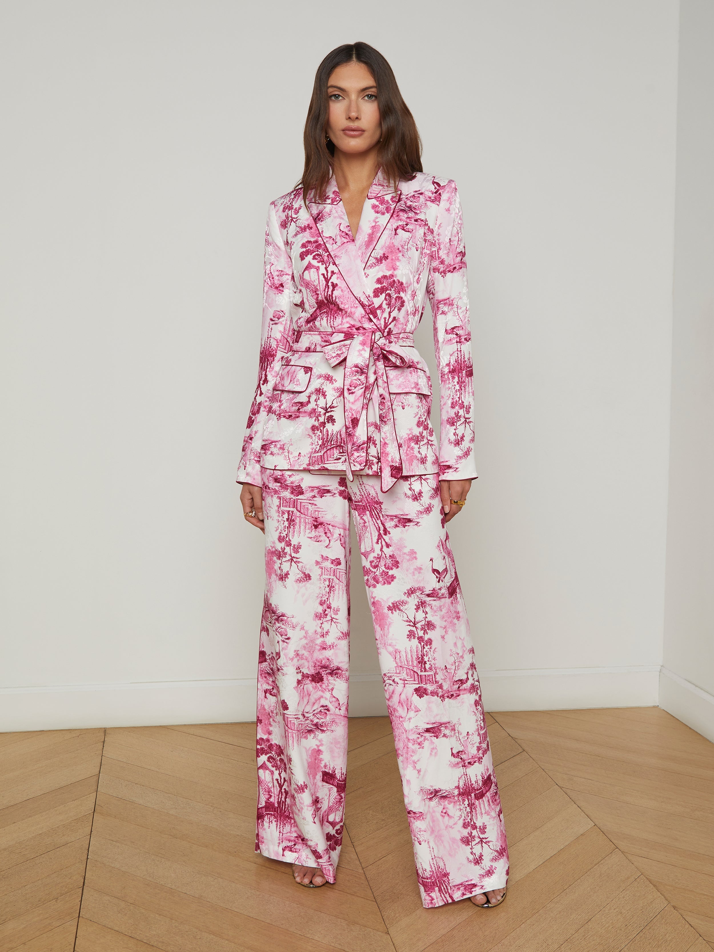 Jordana Satin Wrap Blazer - 3