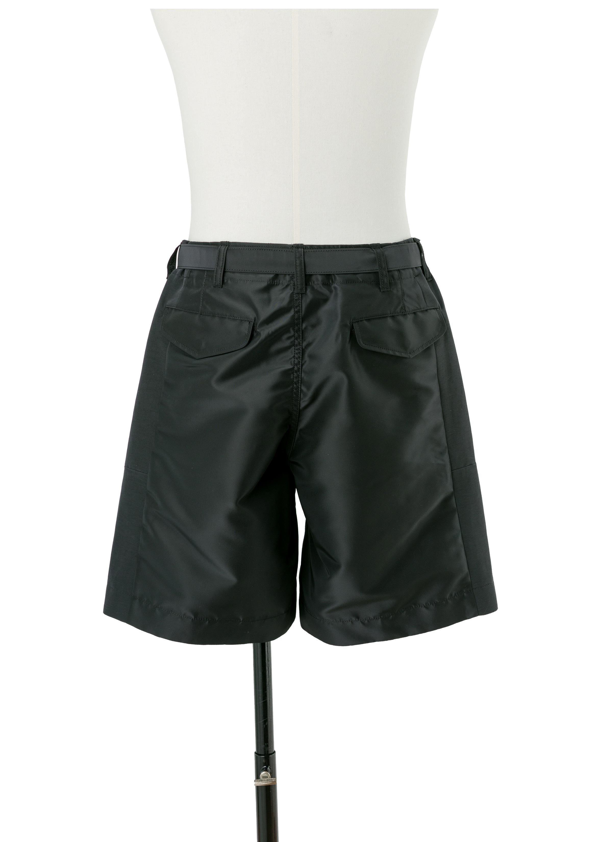 Nylon Twill x Grosgrain Shorts - 4