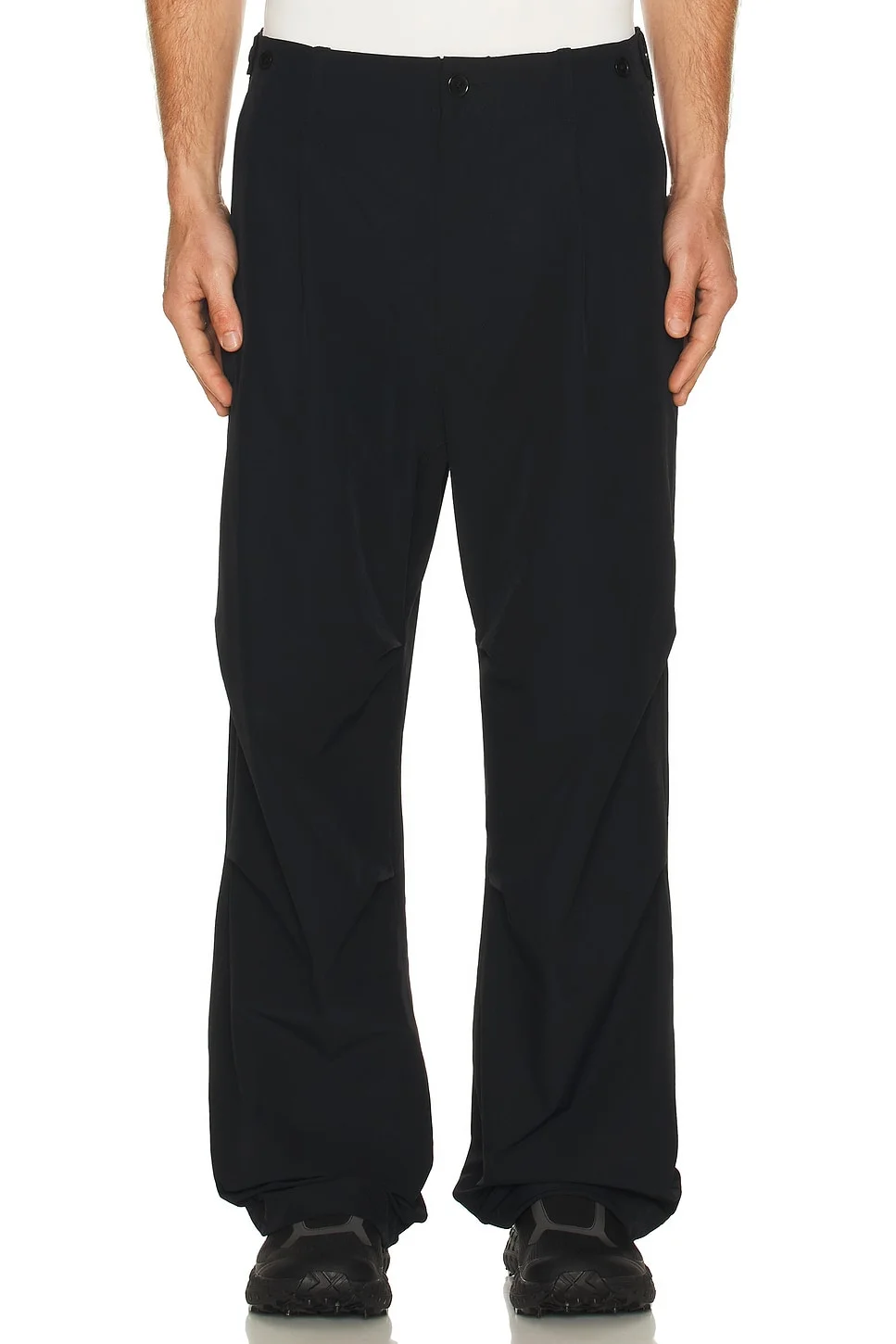 Water-Repellent Stretch Trousers - 1