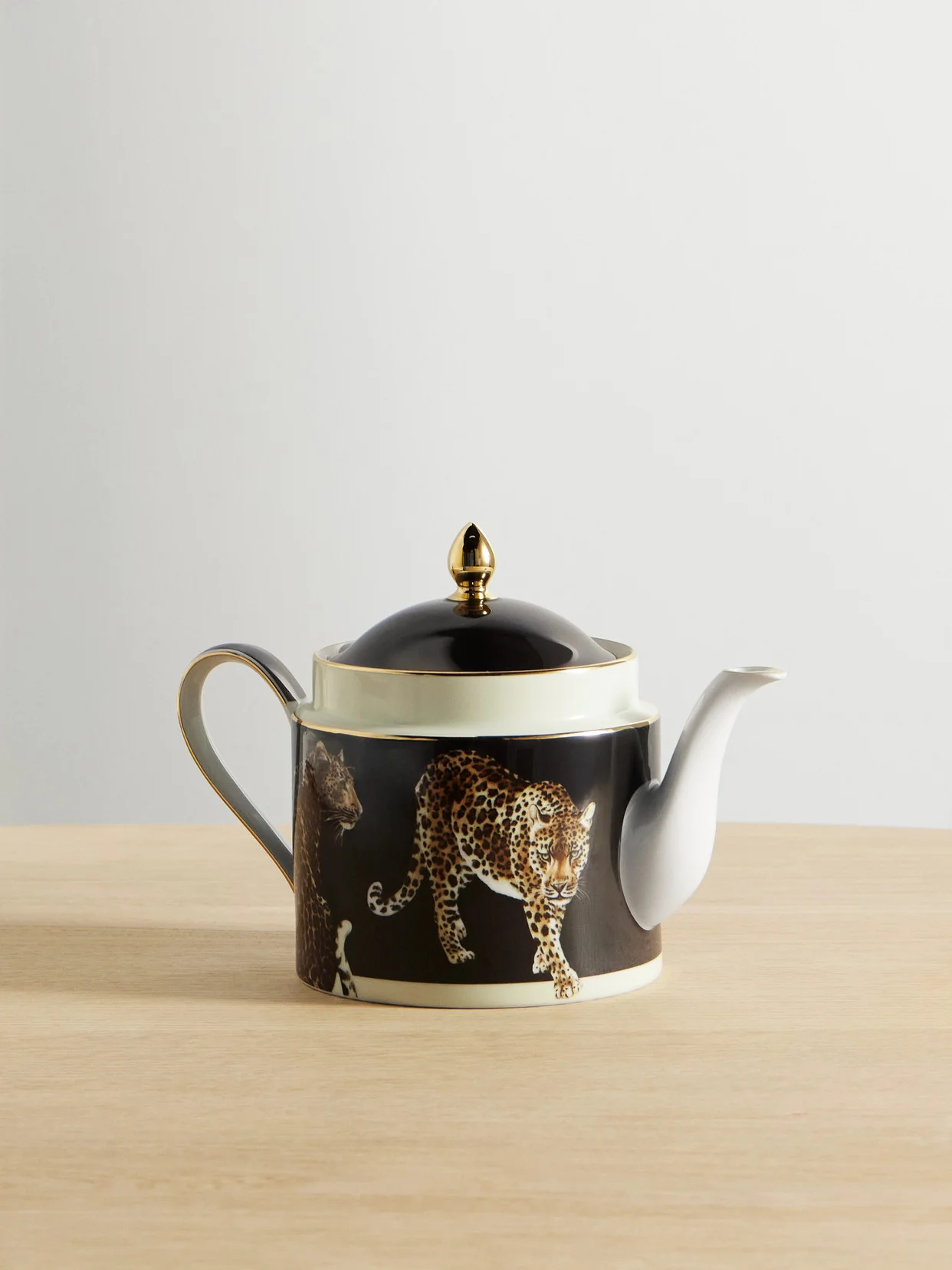 Printed Porcelain Tea Pot - 1