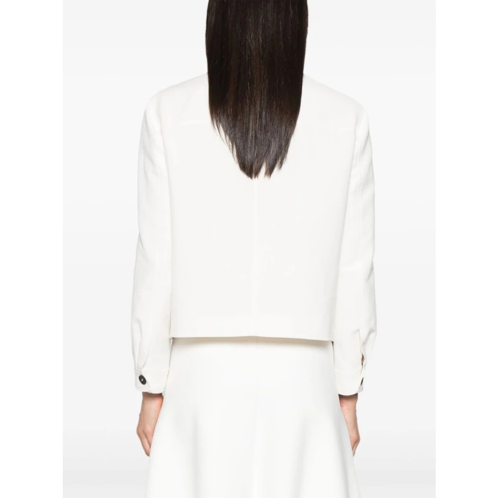 Brunello Cucinelli WHITE COAT WOMEN'S JACKET & COAT | miinto