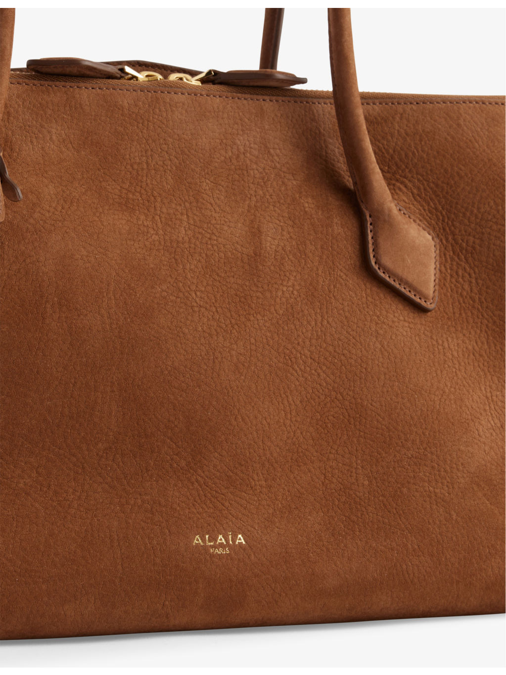 Le Teckel shiny-grained leather tote bag - 3