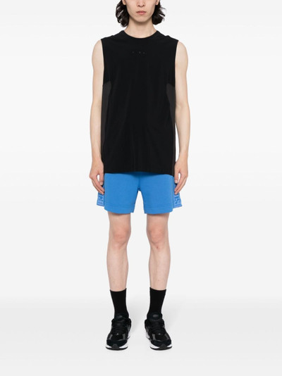Moschino logo-print cotton shorts outlook