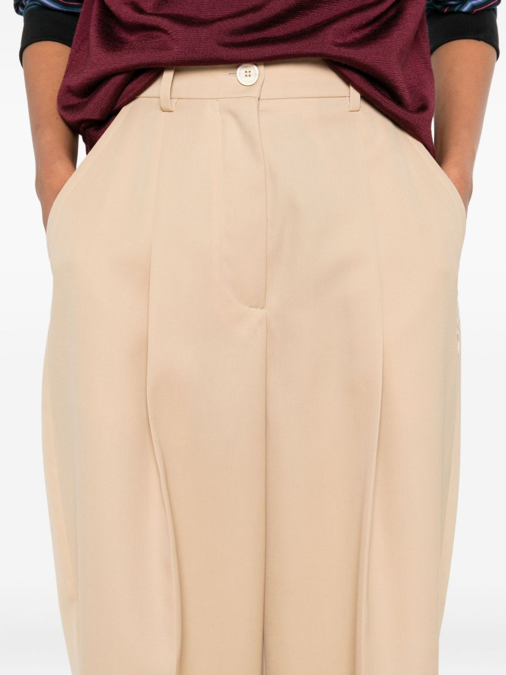 pleated pocket trousers - 5