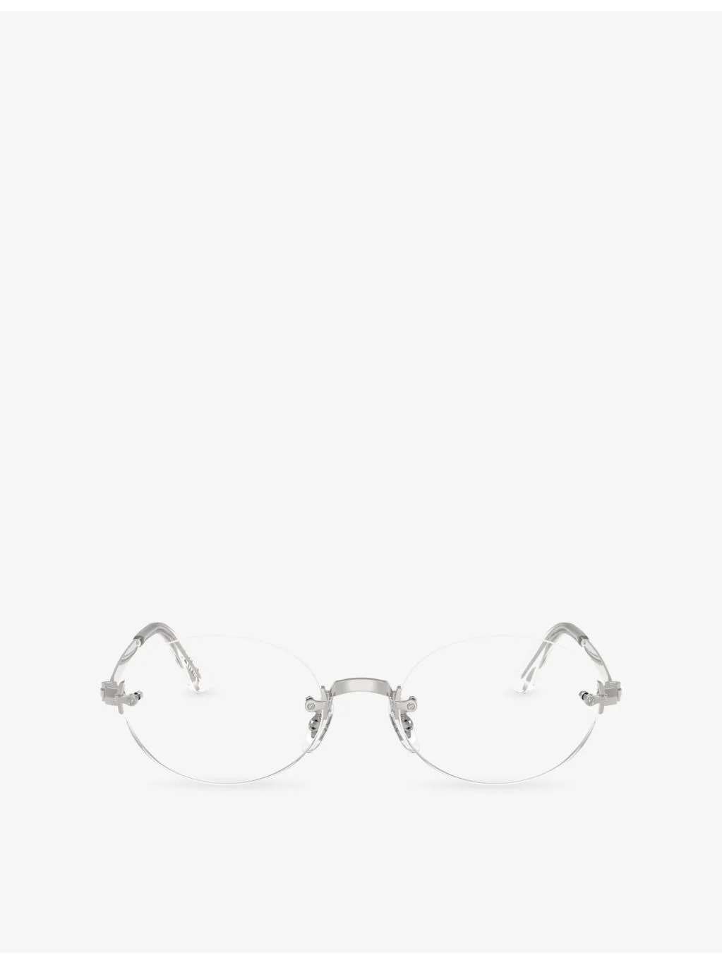 RB3929V Round-Frame Metal Optical Glasses - 1
