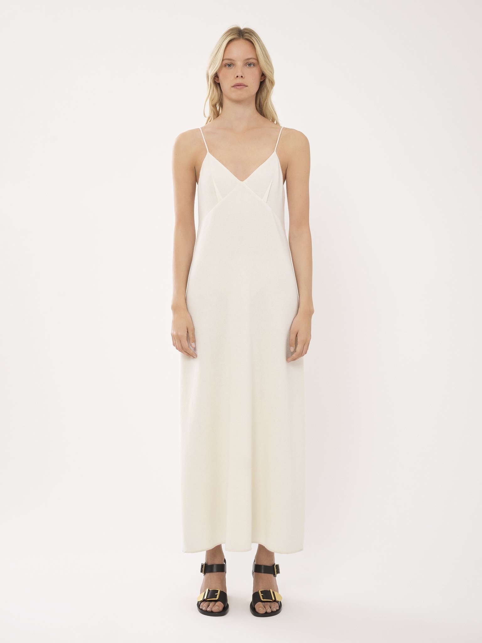 ANKLE-LENGTH SLEEVELESS DRESS - 3