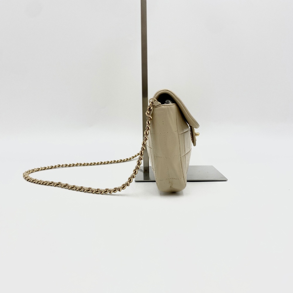 Chanel No.7 Beige Chocolate Bar Bag - 2