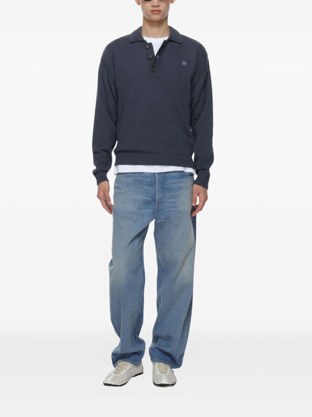 Fox Head polo sweater - 2