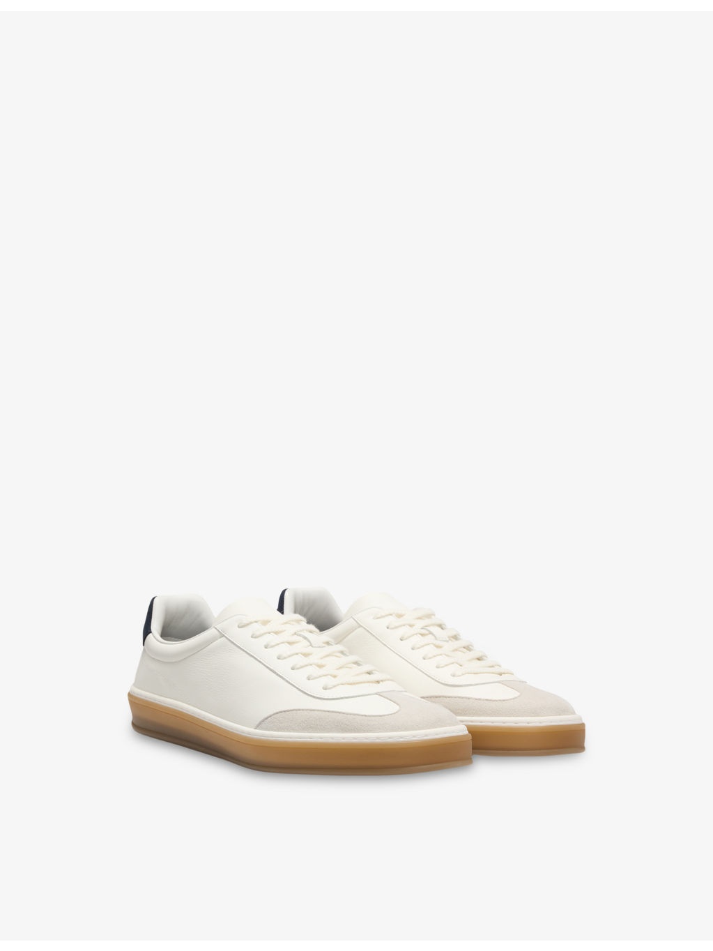 Beckham X BOSS Leather And Suede Low-Top Trainers - 3