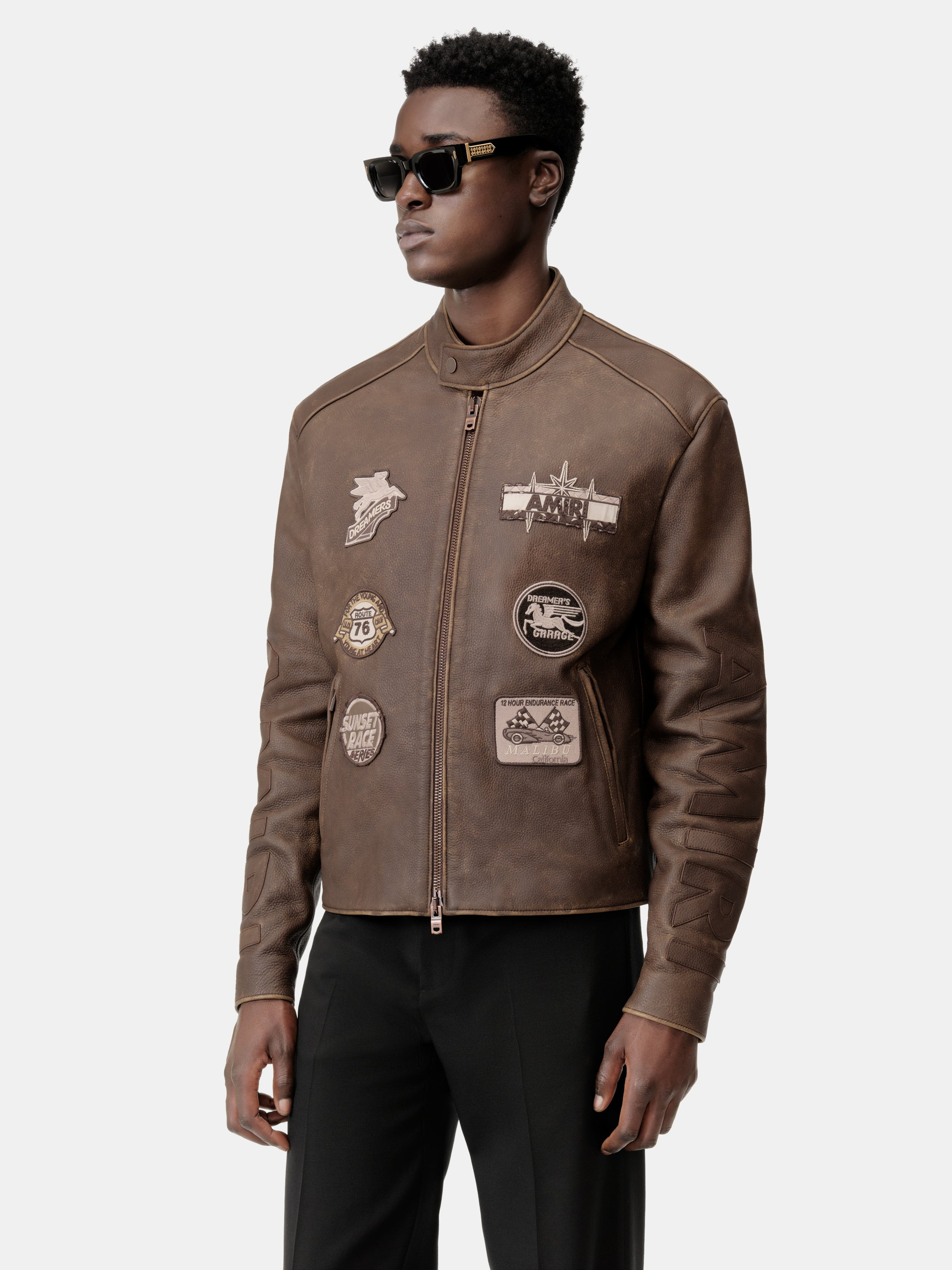 AMIRI PATCH RACER JACKET - 4