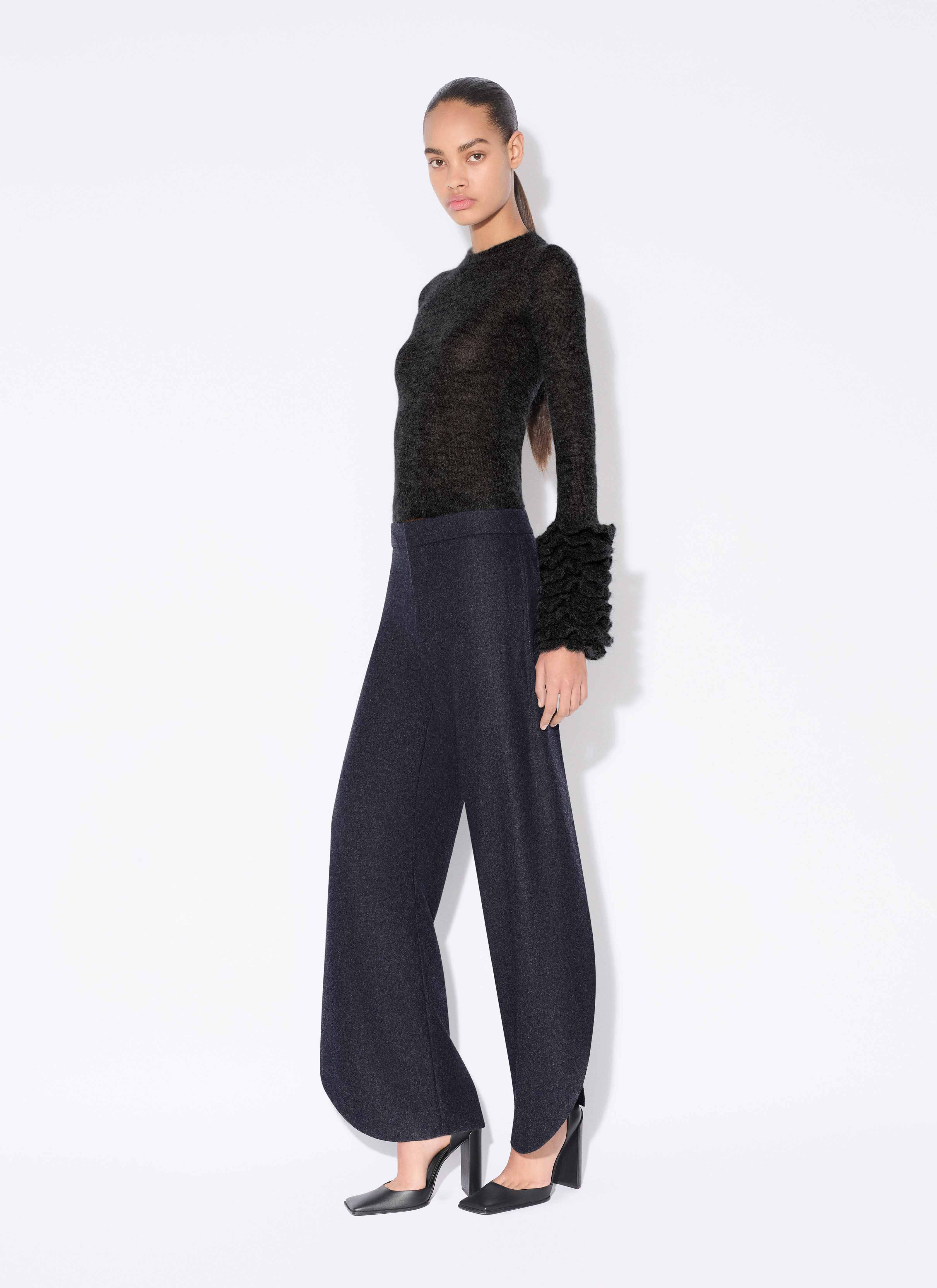 FRILLS MOHAIR KNIT JUMPER - 5