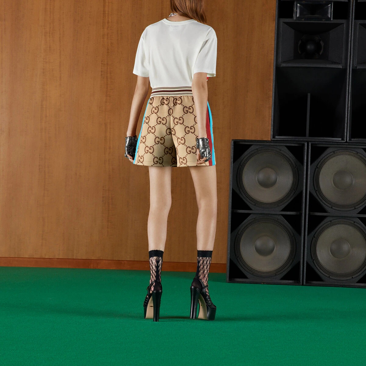 Jumbo GG canvas shorts - 7