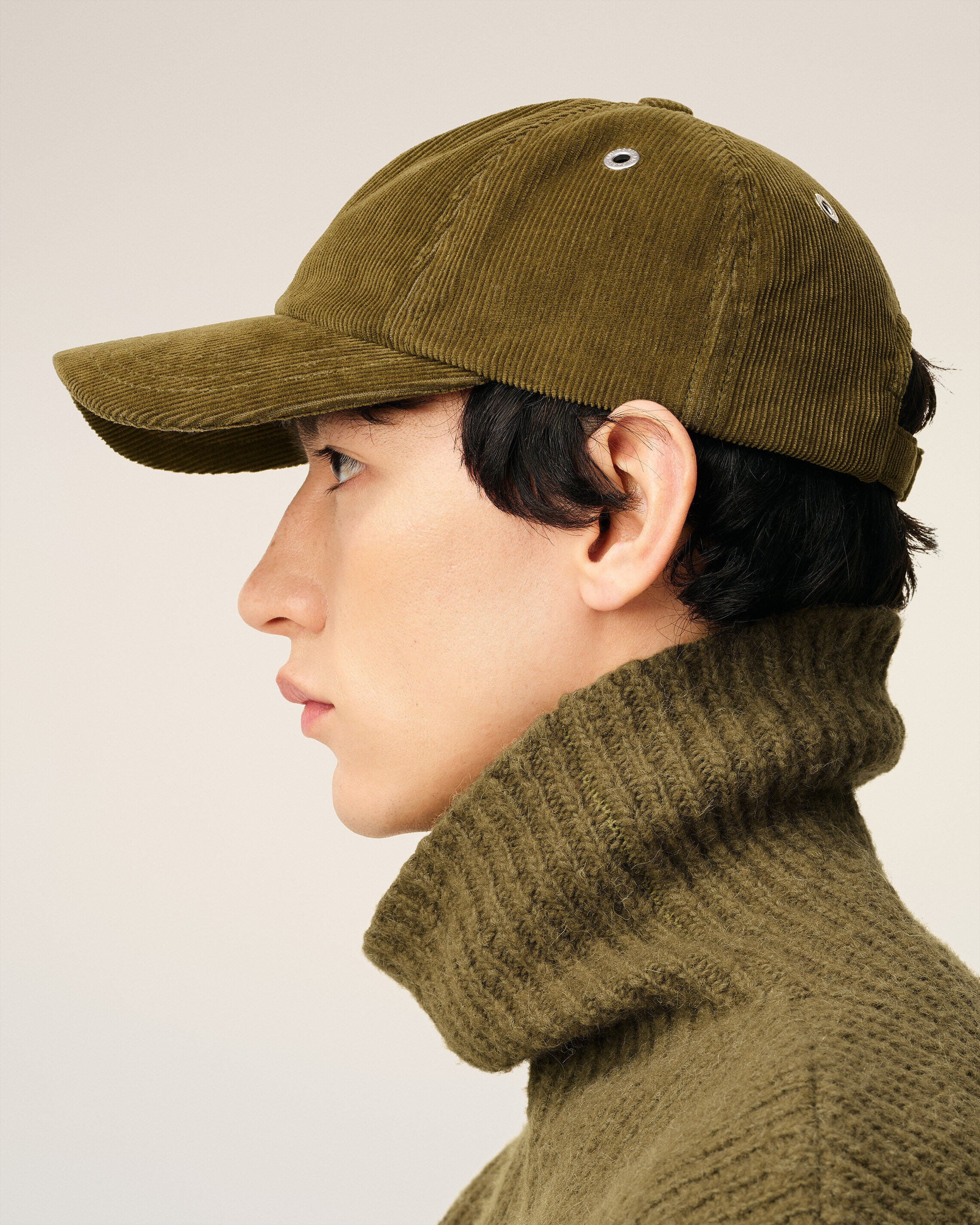 GREEN COTTON AMI DE COEUR CORDUROY CAP - 5